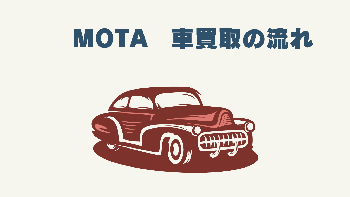 MOTA　車買取の流れ